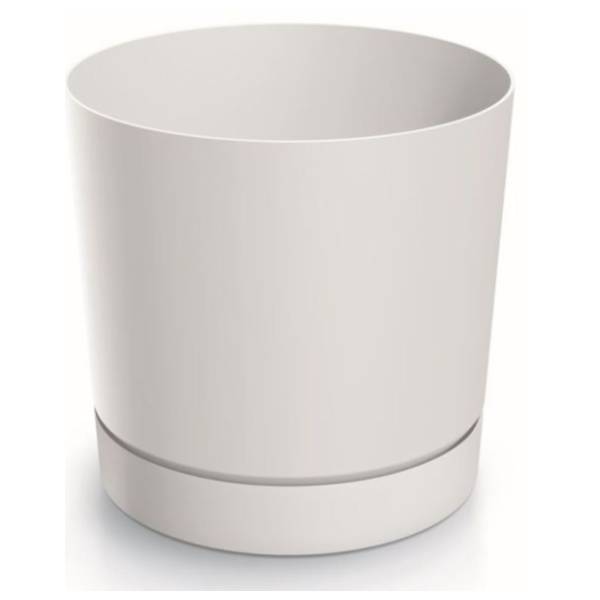 Saksija PROSPERPLAST Tubo 15cm bela