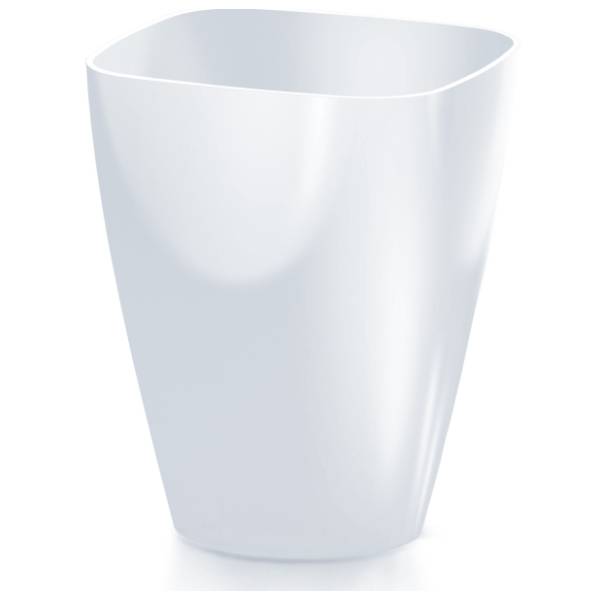 Saksija za orhideje PROSPERPLAST Coubi 13x17cm bela