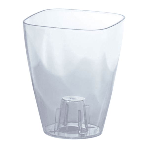 Saksija za orhideje PROSPERPLAST Coubi 13x17cm transparent
