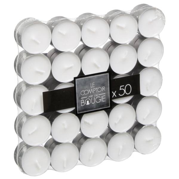 Set sveća ATMOSPHERA morocco white 50kom