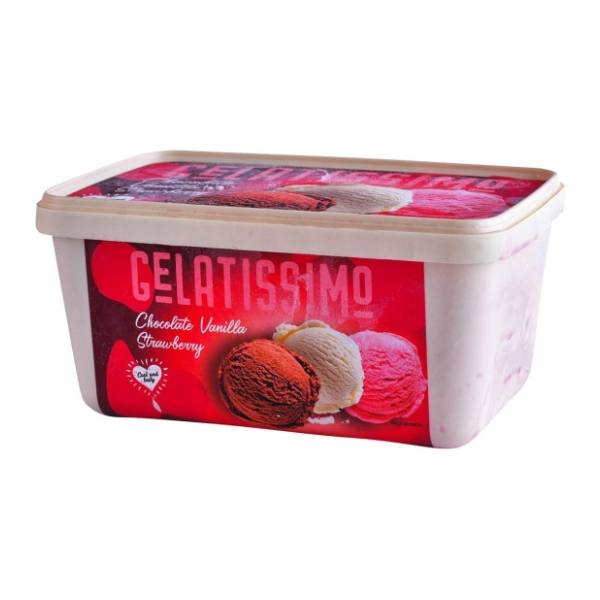Sladoled GELATISSIMO vanila čokolada 2000ml