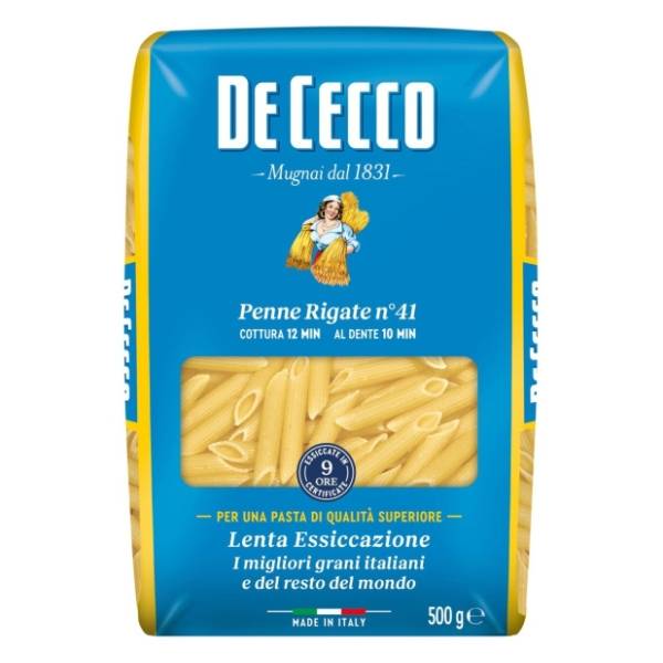 Testenina DE CECCO Penne rigate 500g