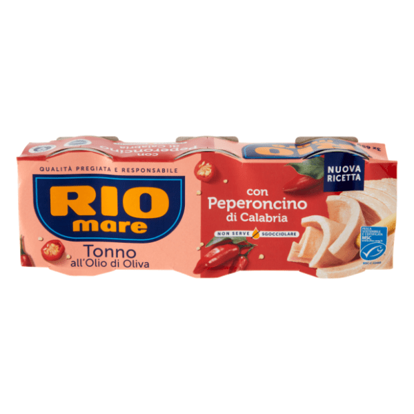 Tunjevina RIO MARE komadi sa ljutom paprikom 3x65g