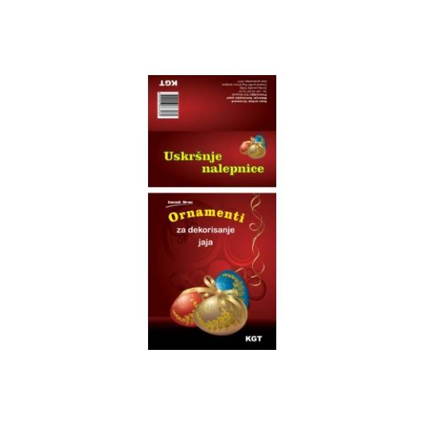 Uskršnje nalepnice za jaja ornament KGT