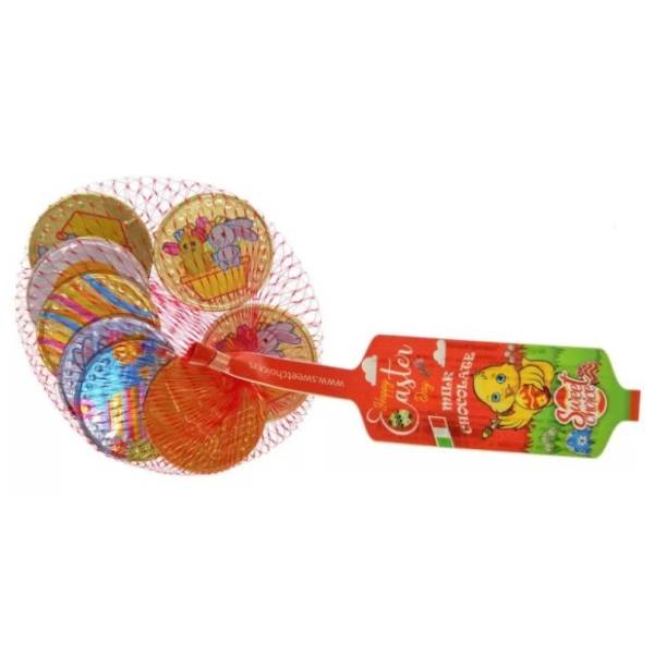 Uskršnji čokoladni novčići mrežica SWEET CHOICE 43g