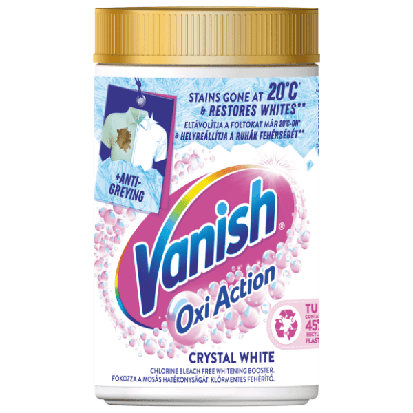 VANISH Oxy action white prah za odstranjivanje mrlja 970g
