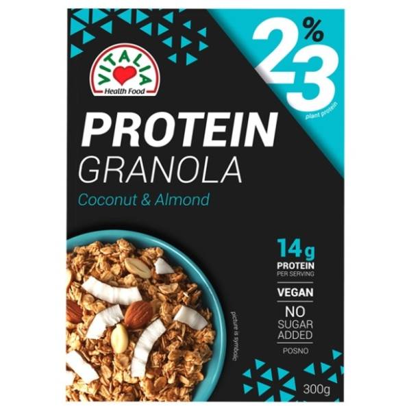 VITALIA Protein granola kokos i badem 300g