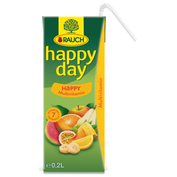 Voćni sok HAPPY DAY multibitamin 100% 200ml
