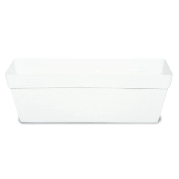 Žardinjera GARDINO Melrose glamour 50x18x16cm bela