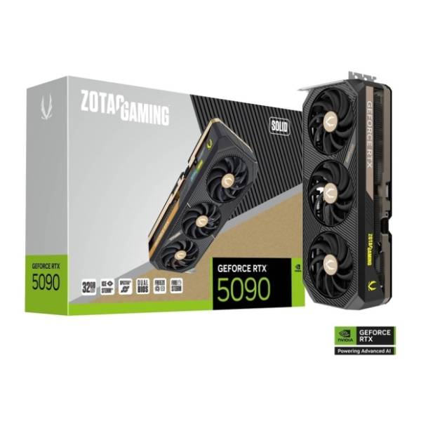 ZOTAC nVidia GeForce RTX 5090 GAMING SOLID 32GB GDDR7 512-bit grafička kartica
