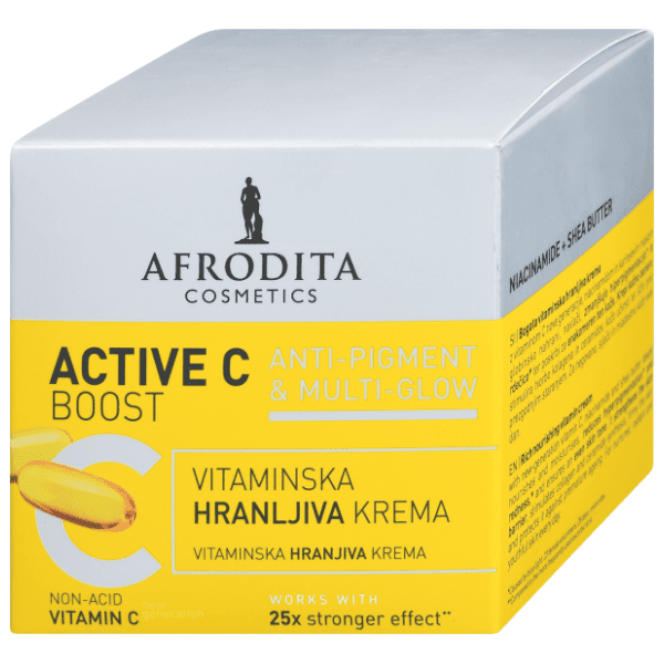 AFRODITA Active C boost vitaminska hranljiva krema 50ml