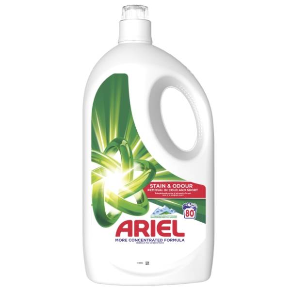ARIEL Mountain spring tečni deterdžent 80 pranja (3,6l)