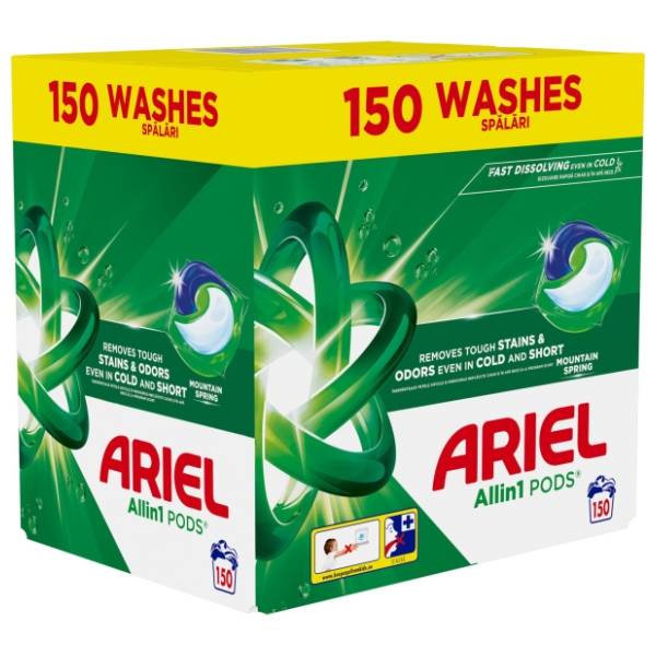 ARIEL PODS Mountain spring kapsule za veš 150kom