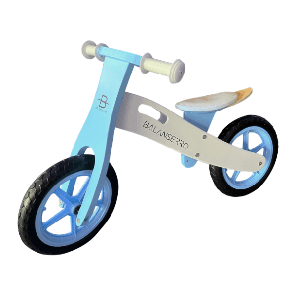 BALANSERRO drveni balance bike Troty plavi