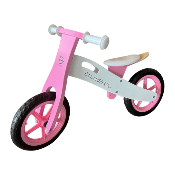 BALANSERRO drveni balance bike Troty roze
