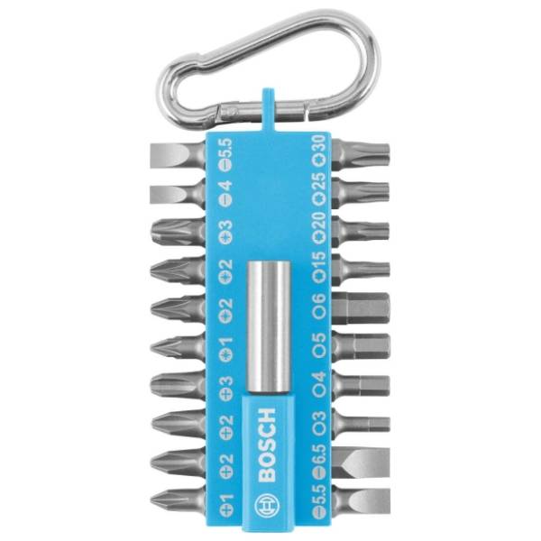 BOSCH 21-delni set bitova odvrtača sa kopčom 2607002822