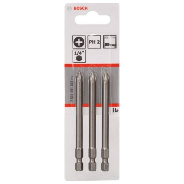 BOSCH PH 2 89 mm 2607001535 set bitova 3 kom