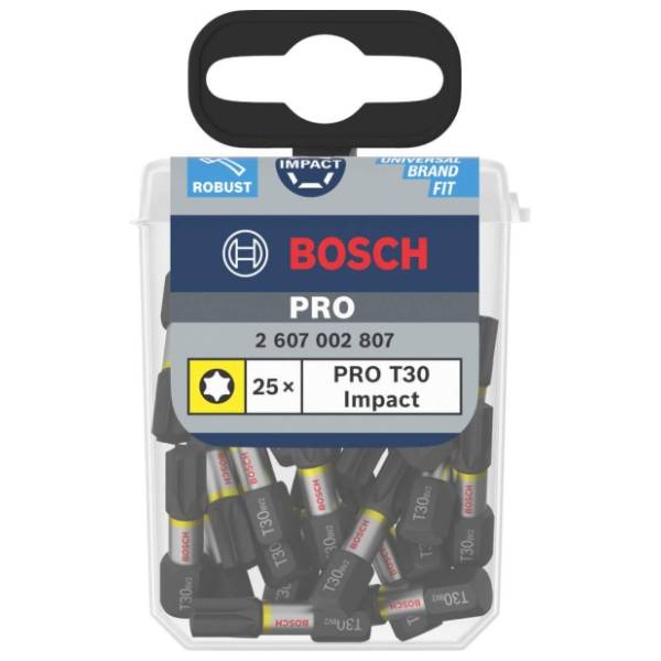 BOSCH PRO Torx Impact bit T30 25mm 2607002807 set bitova 25 kom