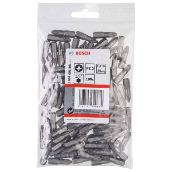 BOSCH PZ 2 25 mm 2607001561 set bitova 100 kom