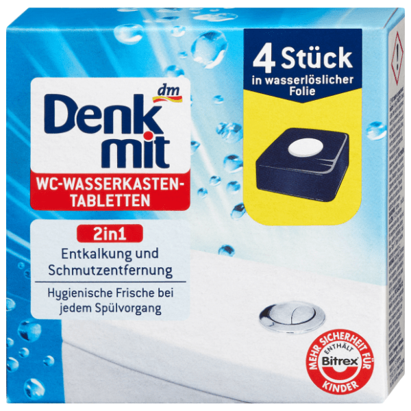 DENKMIT 2in1 tablete za vodokotlić 4x54g 