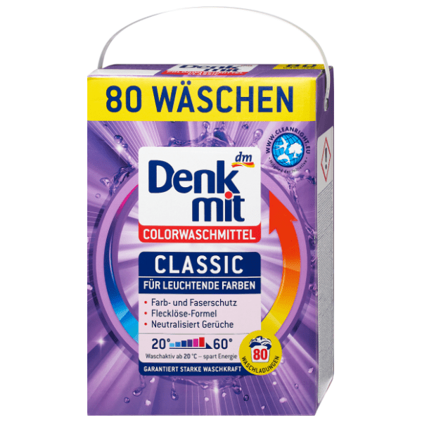 DENKMIT Classic deterdžent za veš u boji 80 pranja (5,2kg)