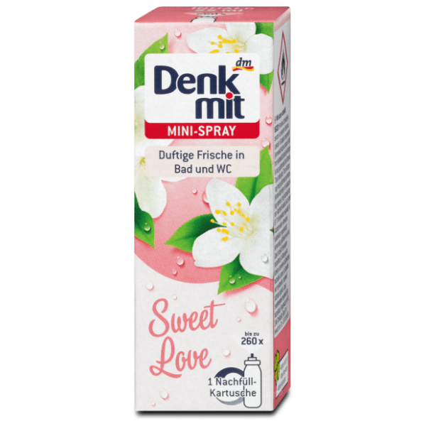 DENKMIT dopuna za mini osveživač u spreju sweet love 25ml