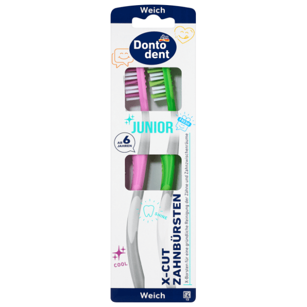 DONTODENT Junior X-cute četkica za zube 2kom (više vrsta)