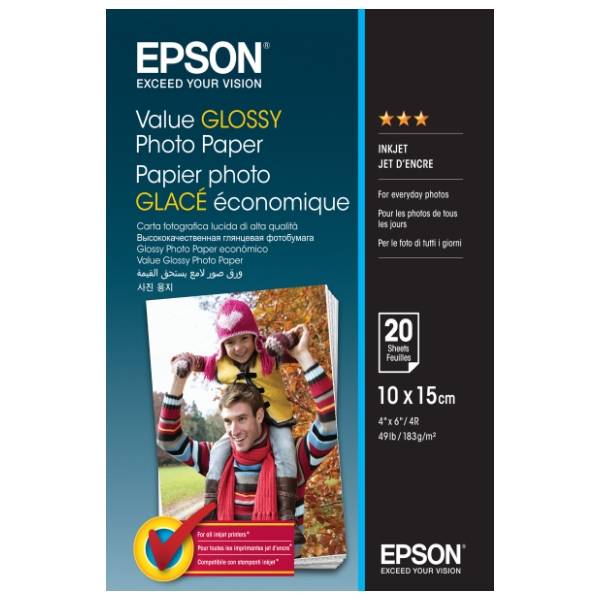 Foto papir 10x15cm Glossy S400037 EPSON 20 listova