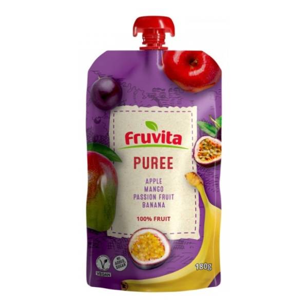 FRUVITA voćni pire jabuka mango marakuja banana 180g