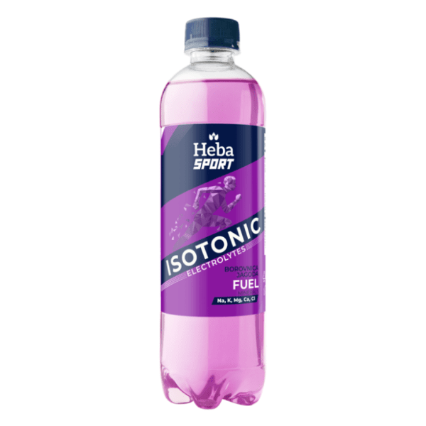 HEBA Fuel negazirana voda borovnica i jagoda 500ml