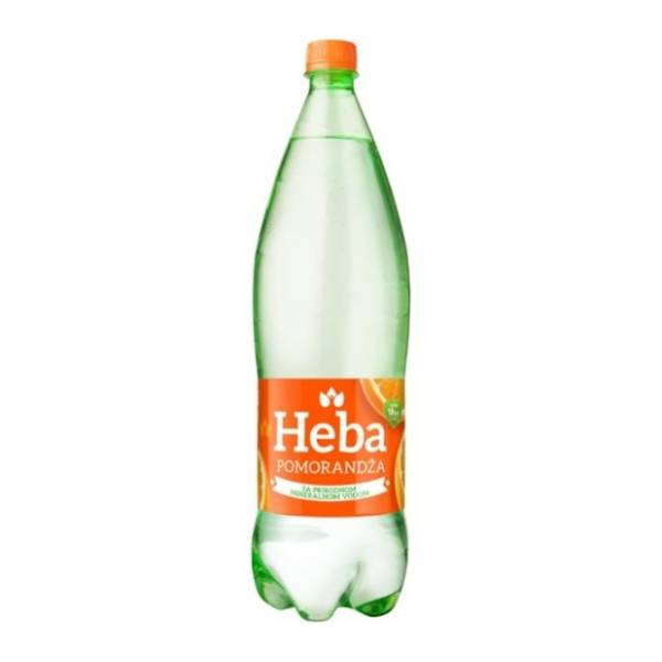 HEBA gazirana voda pomorandža 1,5l