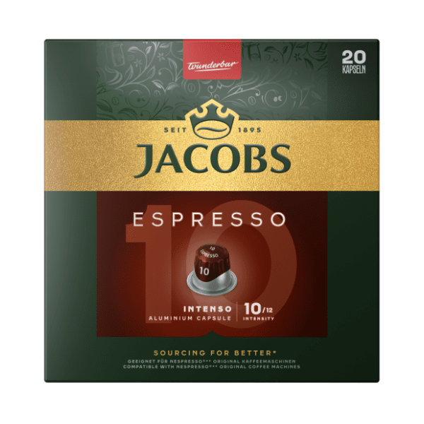 Kapsule JACOBS Espresso 10 XXL 20kom