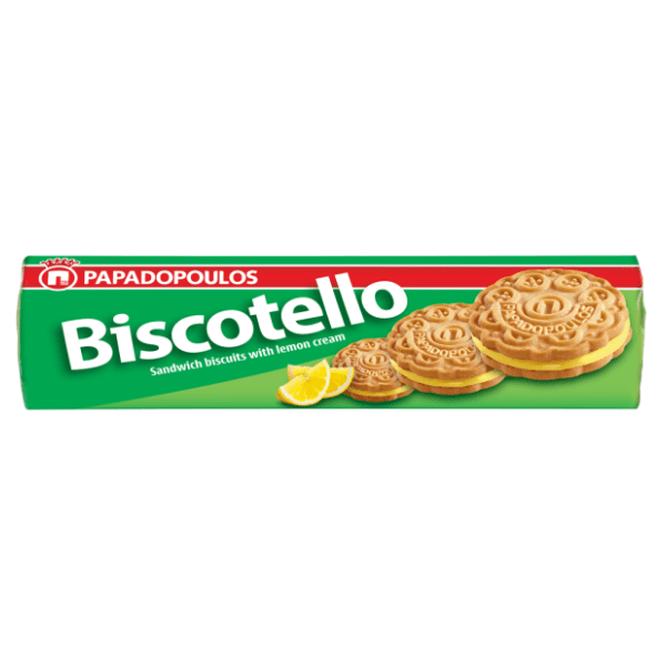 Keks BISCOTELLO sendvič limun 200g