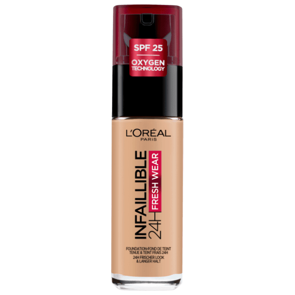 L'OREAL Infaillible 32h fresh wear tečni puder SPF25 140 beige
