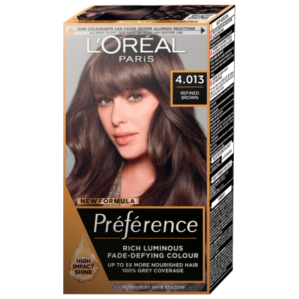 L'OREAL Preference farba za kosu 4.013 refined brown