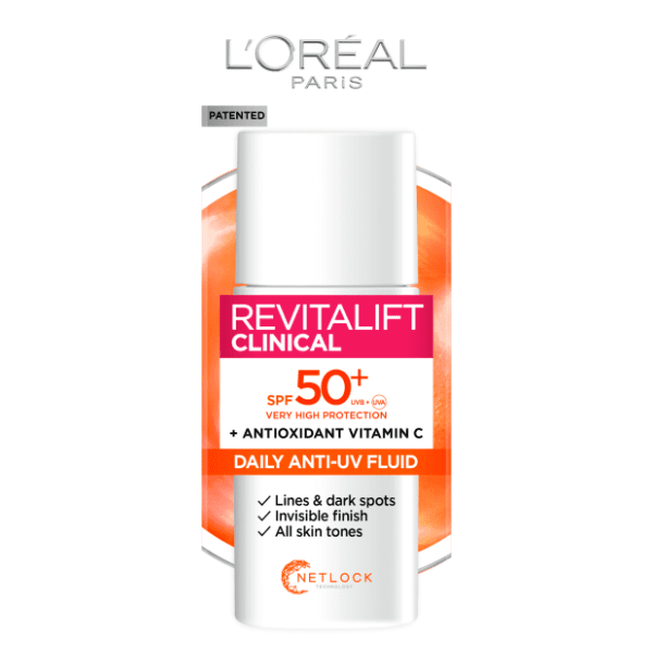 L'OREAL Revitalift clinical dnevni fluid za lice SPF50+ 50ml