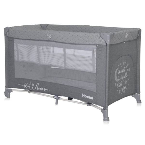 LORELLI BERTONI prenosivi krevetac 2 nivoa Noemi cool grey star
