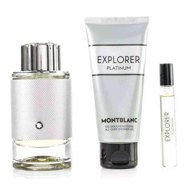 MONTBLANC set Explorer platinum