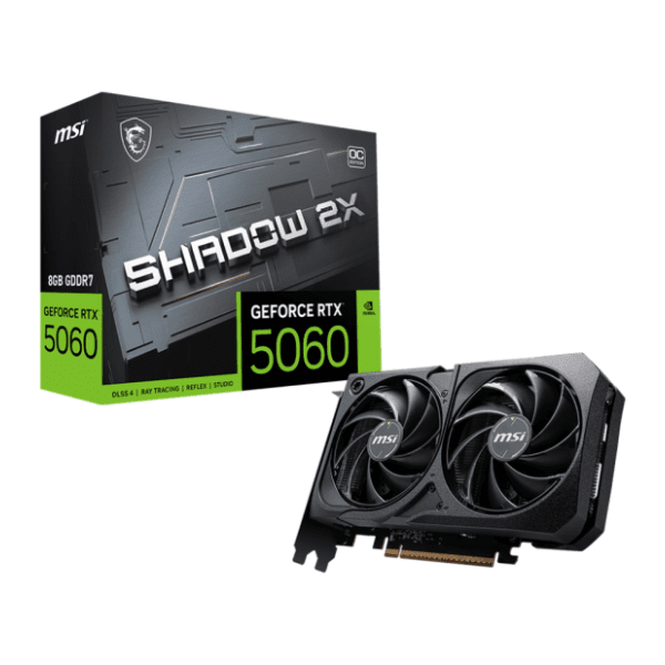 MSI nVidia GeForce RTX 5060 SHADOW 2X OC 8GB GDDR7 128-bit grafička kartica