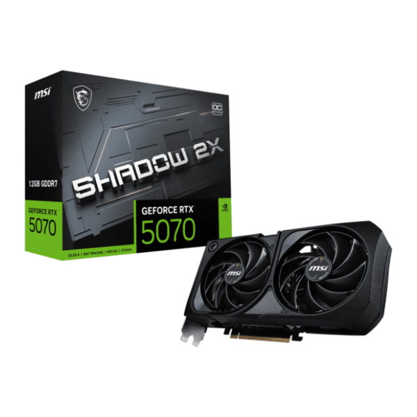MSI nVidia GeForce RTX 5070 SHADOW 2X OC 12GB GDDR7 192-bit grafička kartica