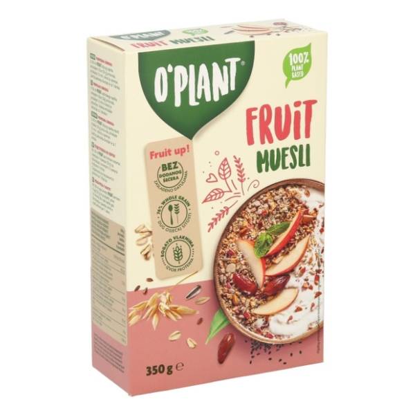 Musli O'PLANT fruit 350g