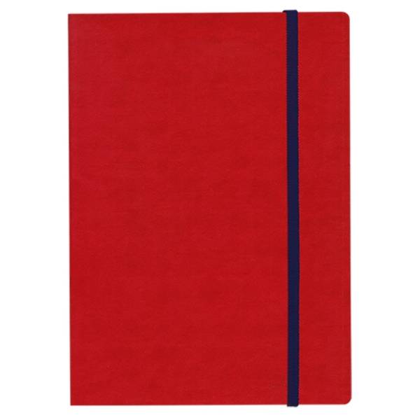 Notes sa lastišem A5 Velvet crveni