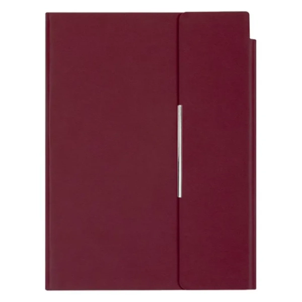 Notes sa magnetnim preklopom B6 Velvet bordo