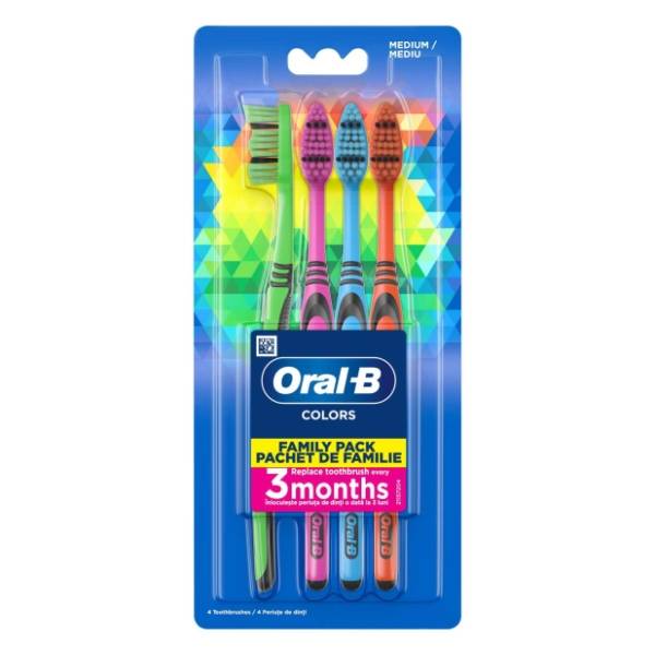 ORAL B Colors četkica za zube 4kom