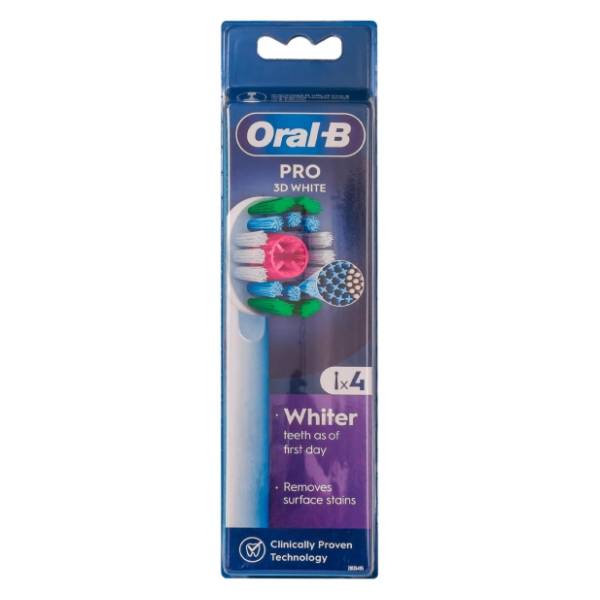 ORAL B Pro 3D white nastavak za električnu četkicu 4kom