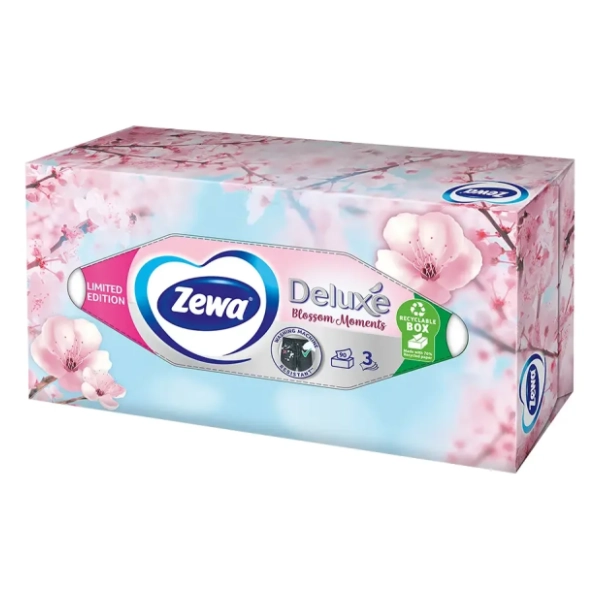 Papirne maramice ZEWA deluxe design kutija 90kom