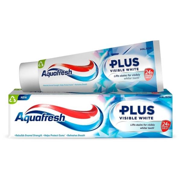 Pasta za zube AQUAFRESH Plus visible white 75ml