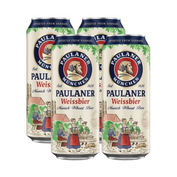 Pivo PAULANER svetlo 4x0,5l