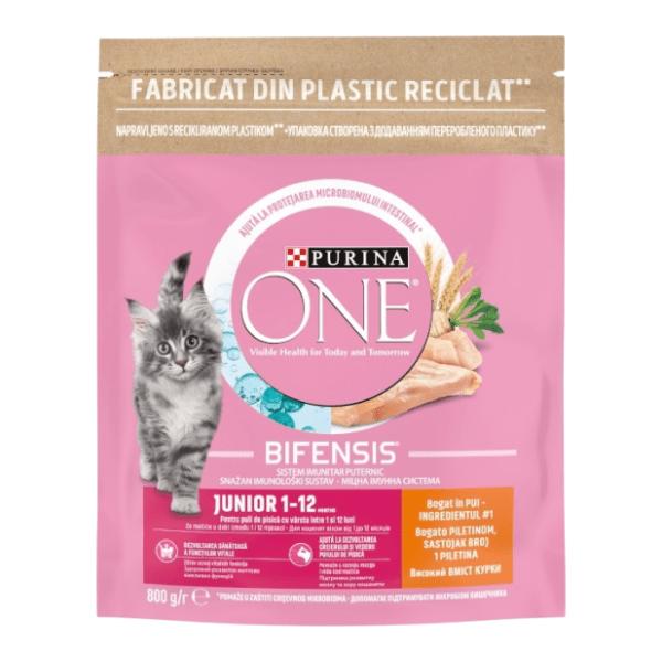 PURINA One junior hrana za mačke piletina 800g