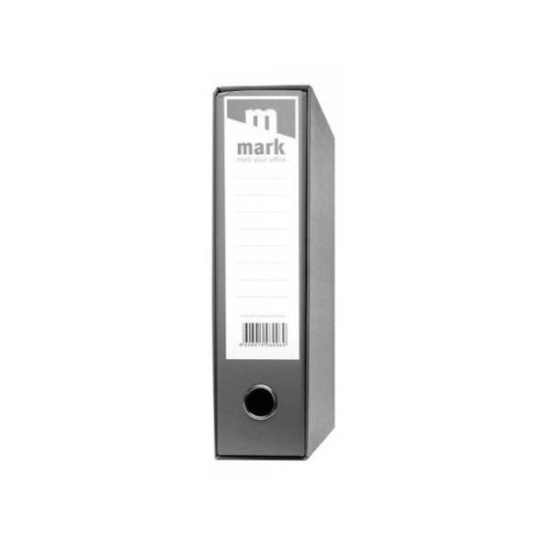 Registrator sa kutijom A4 MARK sivi